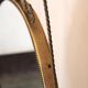 Baroque brass wall mirror, 1930s