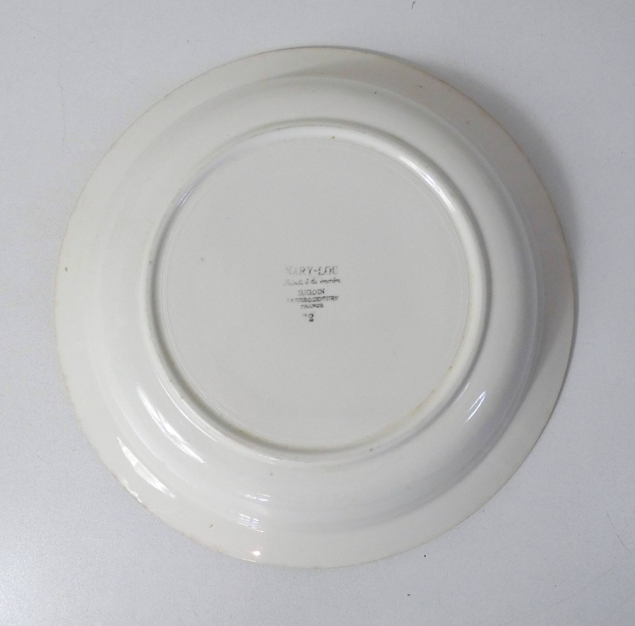 old Digoin Mary Lou deep salad bowl