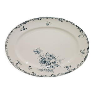 Plat ovale de la faïencerie