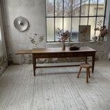 Oak farmhouse table