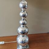 Vintage metal ball lamp from the 80s