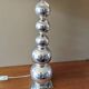 Vintage metal ball lamp from the 80s