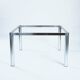 Kho Liang Ie for Artifort dining table marble aluminium, 1970s