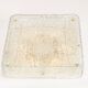 Square glass ice Murano ceiling light, Kaiser, Germany, 1970s