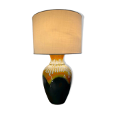 Large 70s ceramic lamp W.Germany