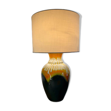 Large 70s ceramic lamp W.Germany