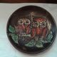 Circular dish, enamelled ceramics. 1950/1960. diameter 29 cm