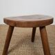 Tabouret tripode en bois
