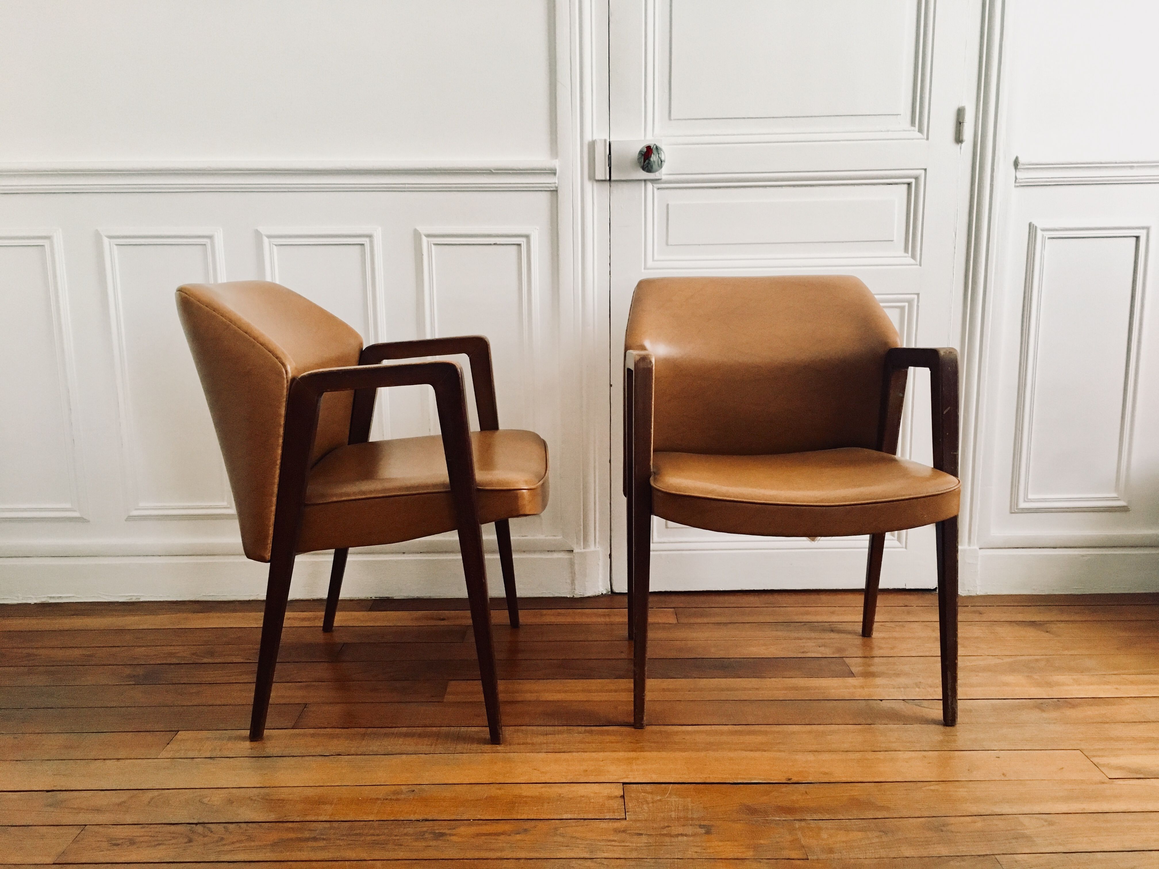 Paire de fauteuils vintage par Zol