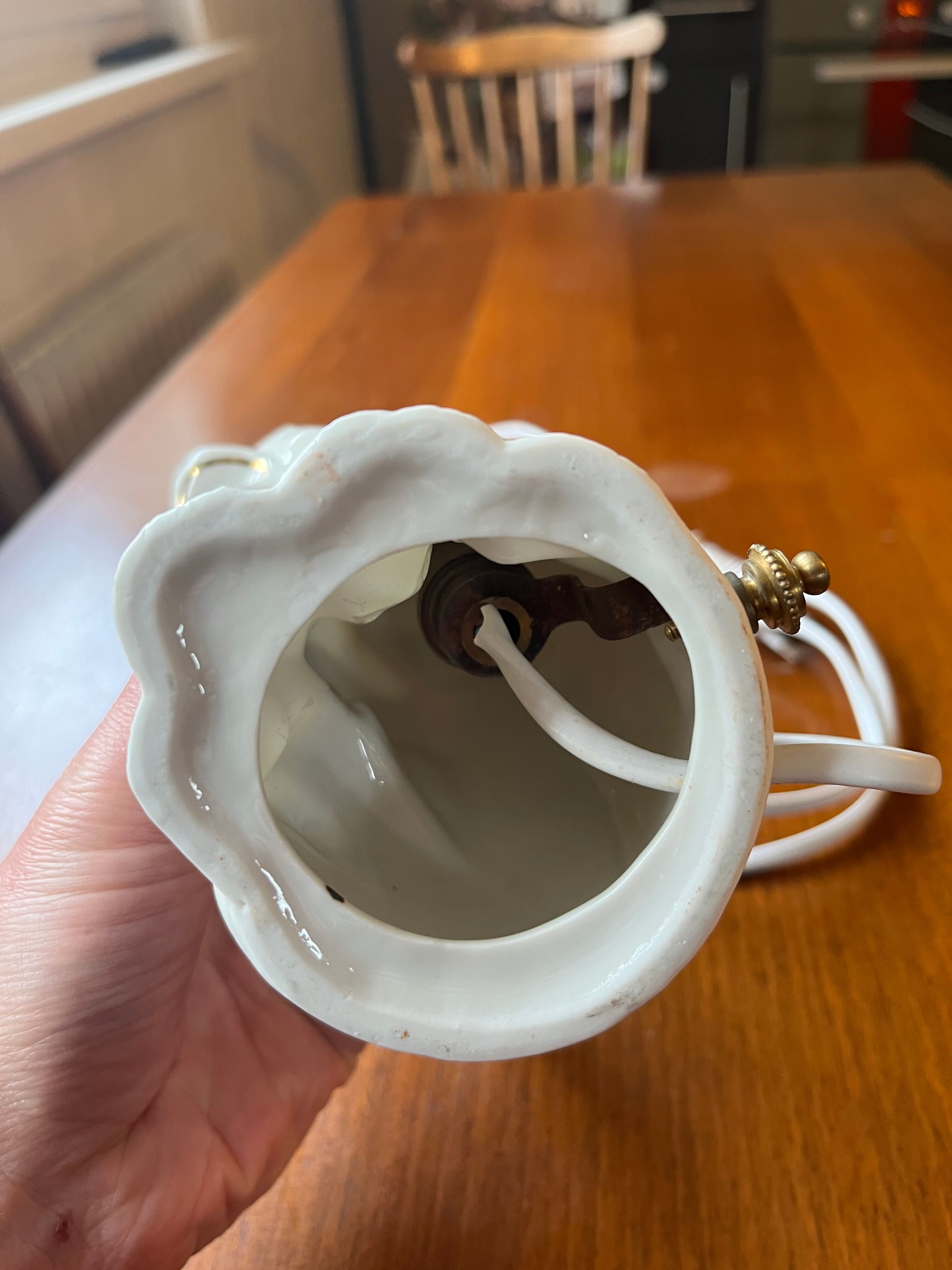 Art Deco ceramic night light