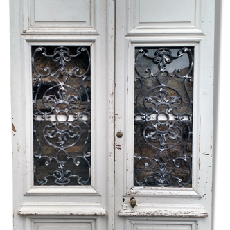 Porte entrée de chateaux chéne ...