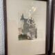 Two small framed prints representing Nantes