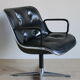 Fauteuil cuir de Charles Pollock 1970