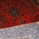Handmade antique Persian Sarouk rug 4' x 6.4' (122cm x 195cm) 1920s - 1B785