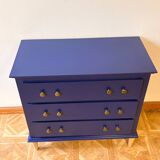 Night blue chest of drawers