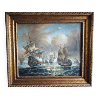 Boat painting