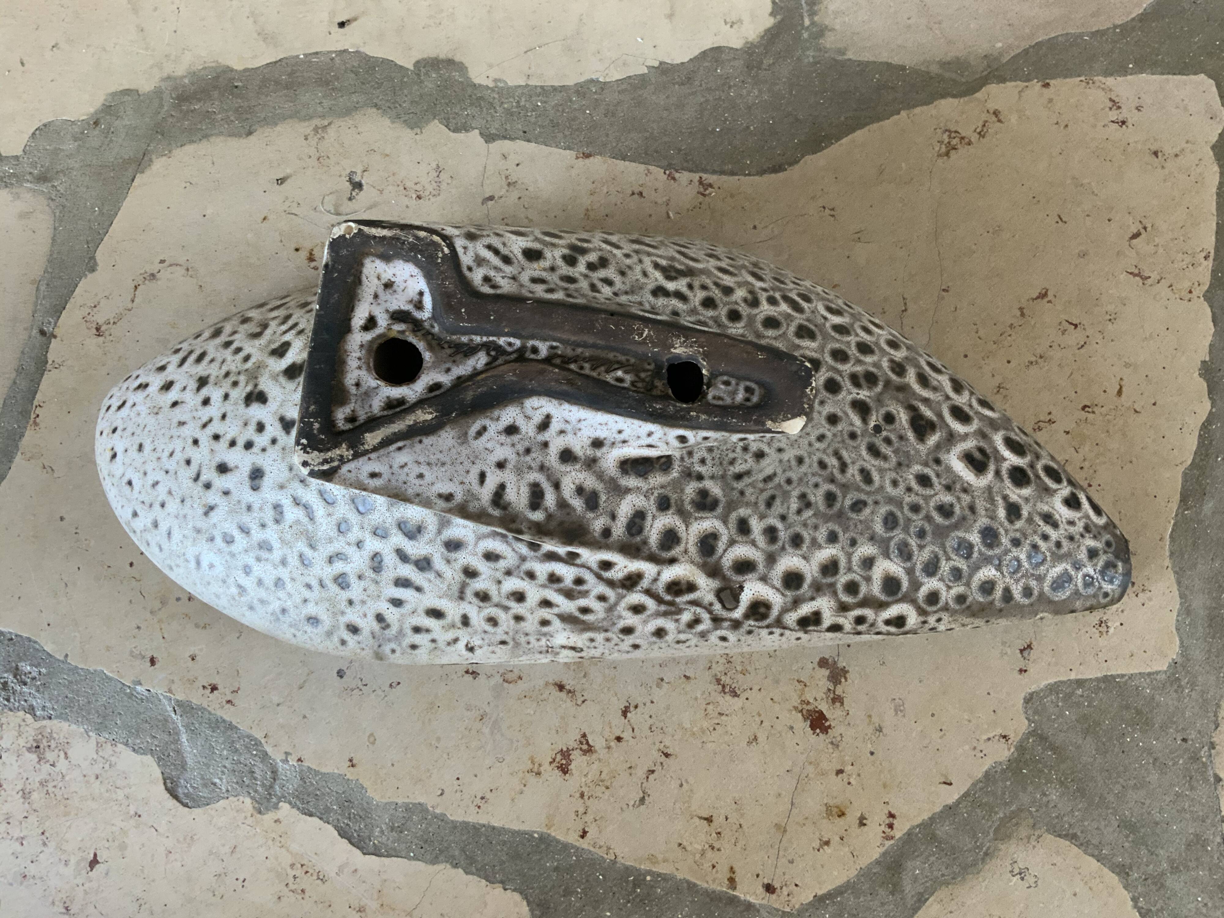 1950s enamelled earthenware cut