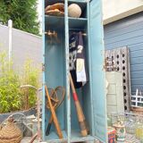 Vintage metal industrial wardrobe
