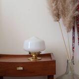 Opal globe installation lamp