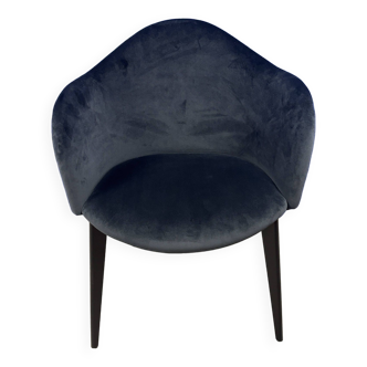 Fauteuil Nuovo Velours Gris - Altassina