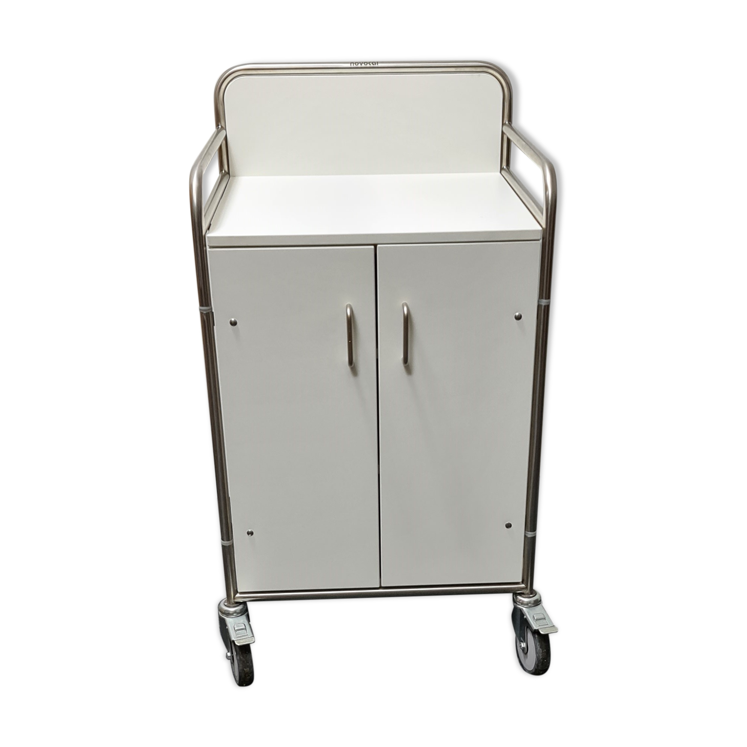 Vintage the 80s Novocel medical trolley
