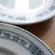 6 flat plates in iron earth Moulin des Loups model Pasteur