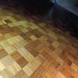 Vintage wooden mosaic table