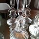 Lot of 6 crystal champagne flutes from Arques model Twenty first Century (21st century)