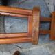 Pair of bar stools, mountain style