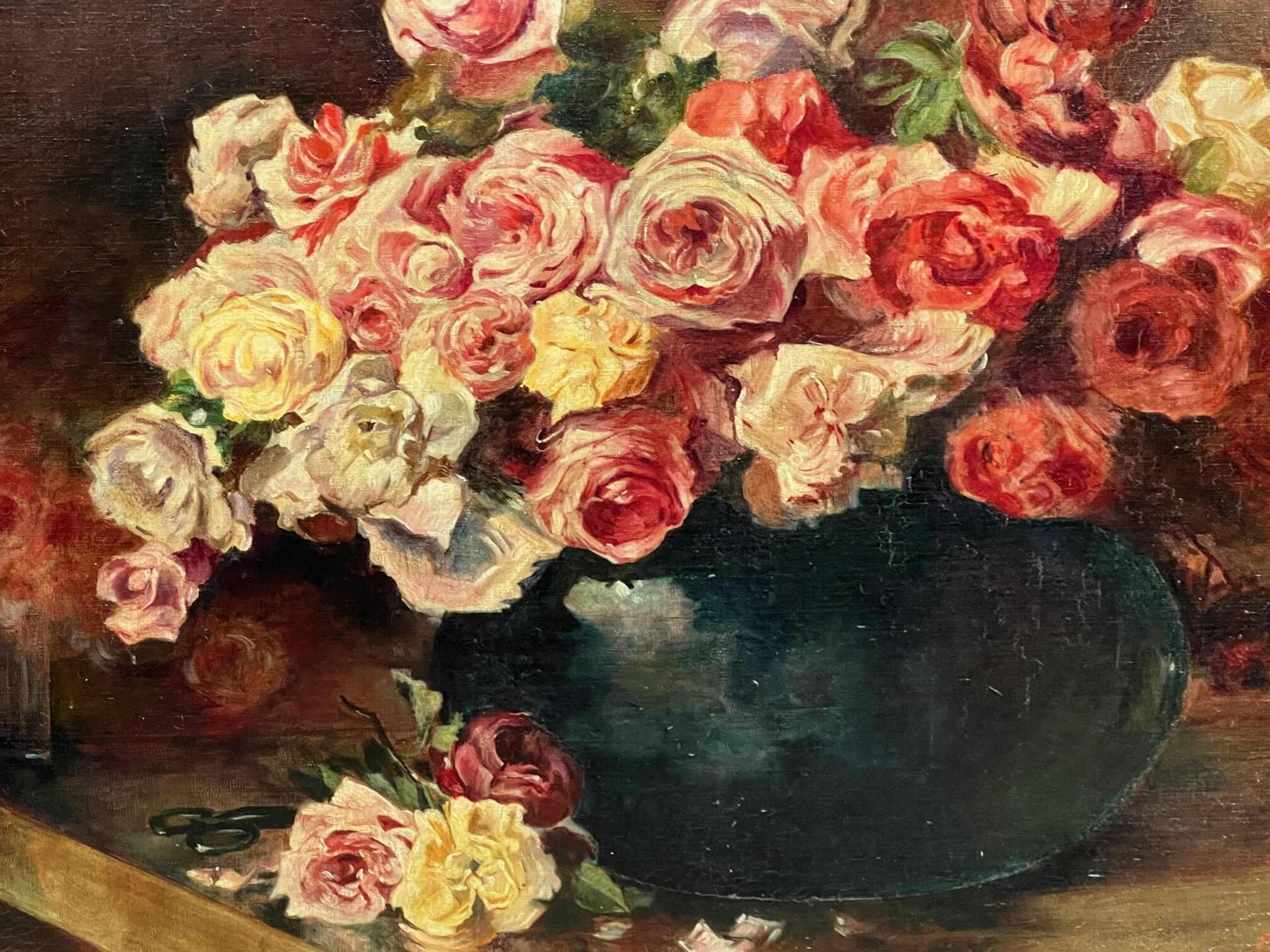 Frédéric de Smet (1876–1948), "Still Life with Roses."