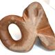 Abstract wooden sculpture, 60s