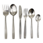 Amboss Austria 2050 Modernist Cutlery for Six by Helmut Alder, 1950s