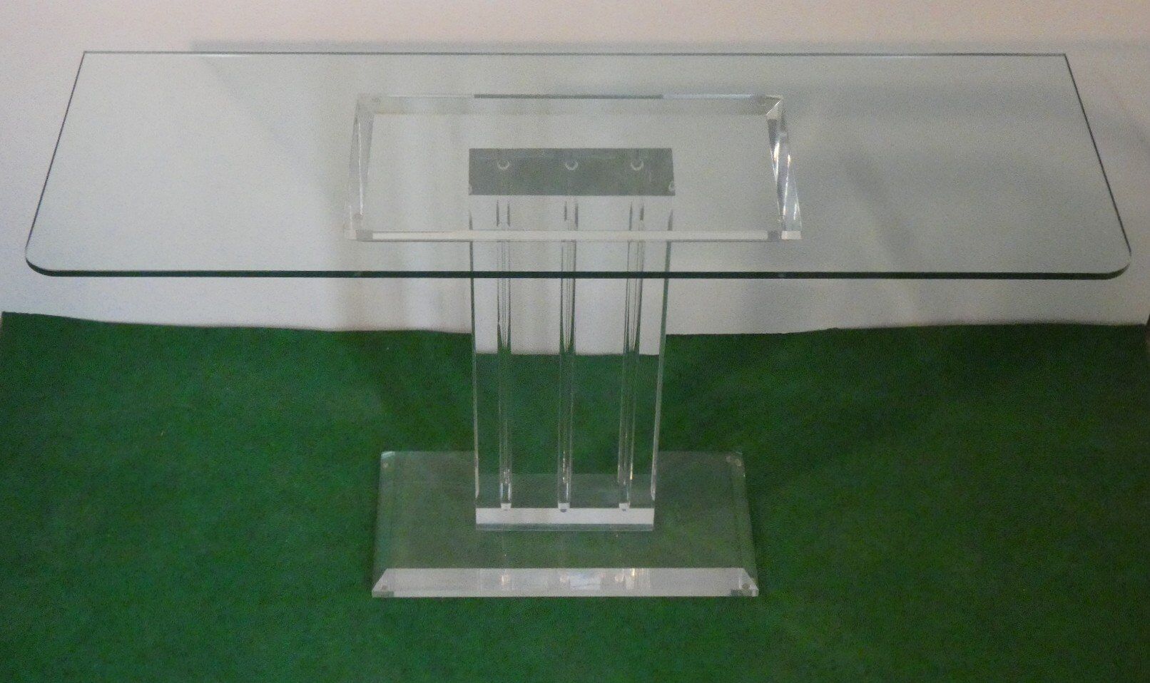Vintage sculptural base for acrylic glass table, Italy, 2000s