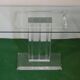 Vintage sculptural base for acrylic glass table, Italy, 2000s