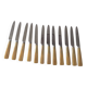 Set of 12 bakelite and stainless steel knives