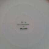 Set of 5 dessert plates – French Limoges porcelain, neo-style decor