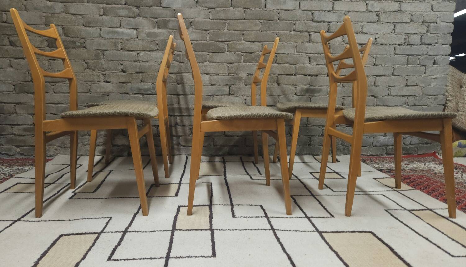 Set de 6 chaises scandinaves par Bähre Mignon Möbel 1960
