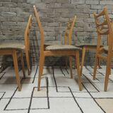 Set de 6 chaises scandinaves par Bähre Mignon Möbel 1960