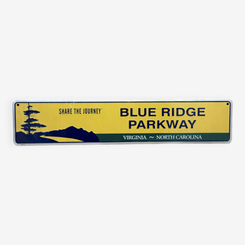 Blue ridge plaque