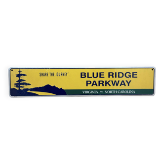 Blue ridge plaque