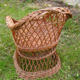 Rattan armchair