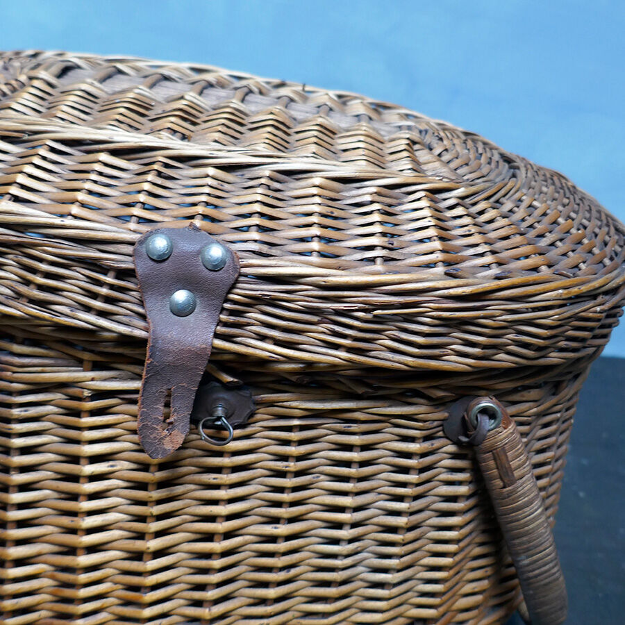 19th century wicker basket
