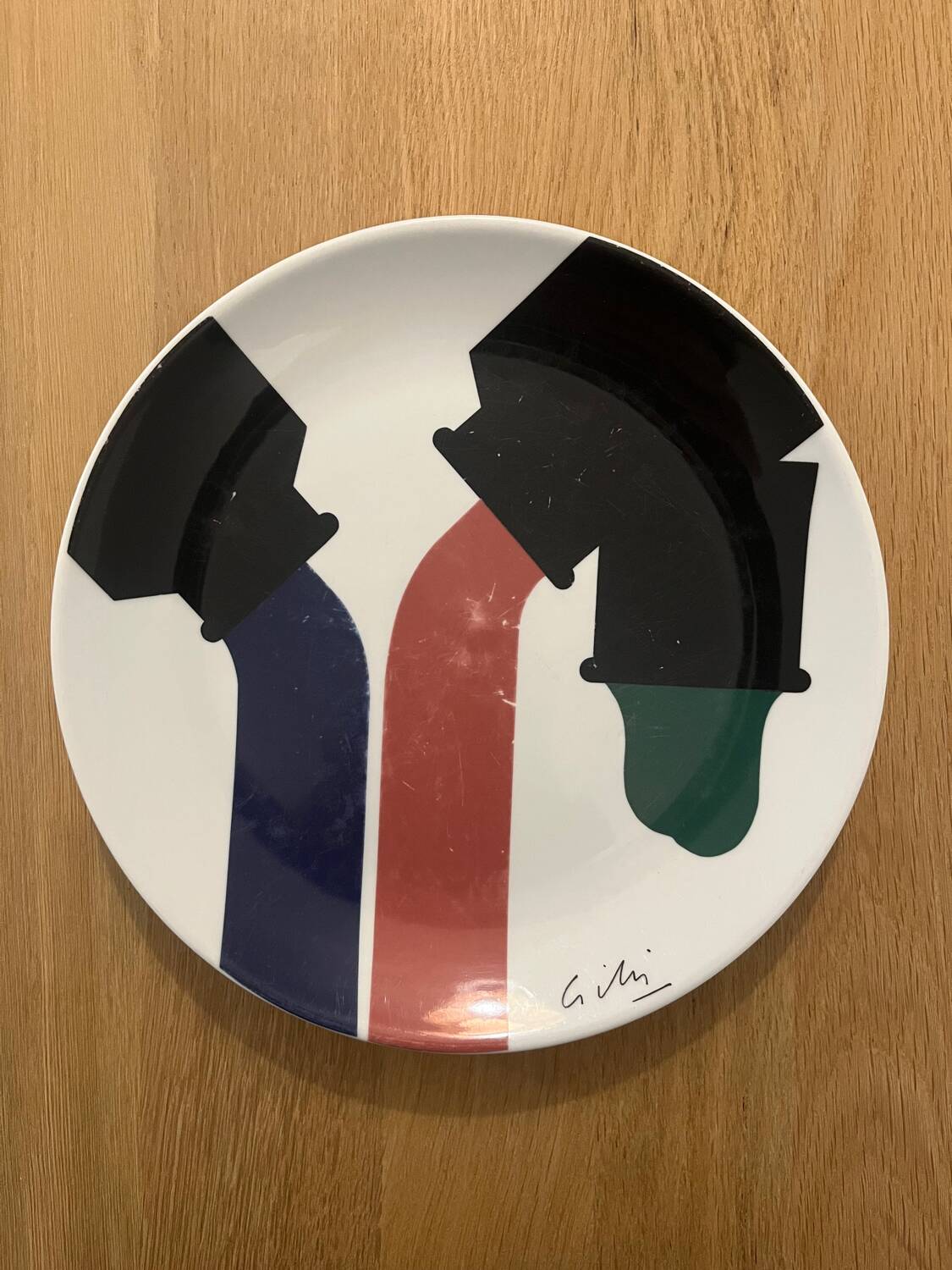 Rare - Claude Gilli 1987 "set of 3 plates" signed/numbered