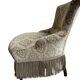 Fauteuil cocktail vintage / fauteuil / fauteuil une place avec franges