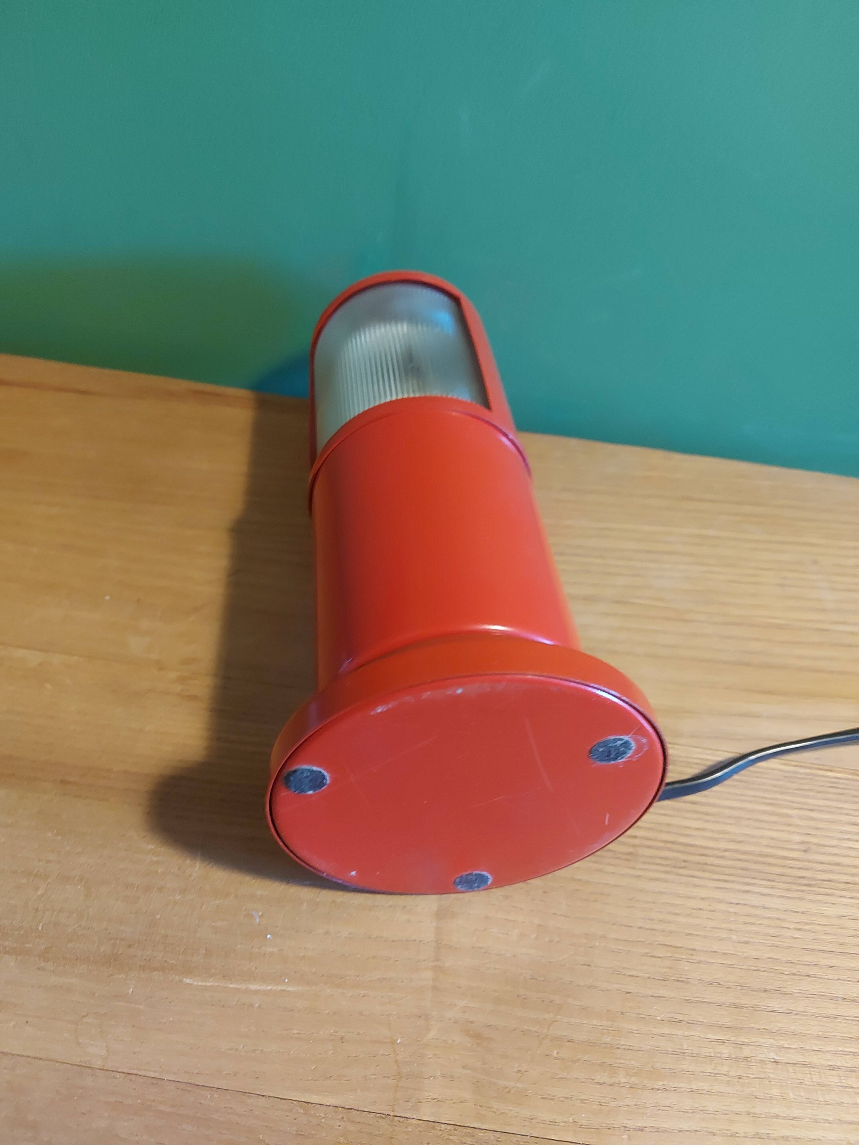 Vintage metal lamp 1980