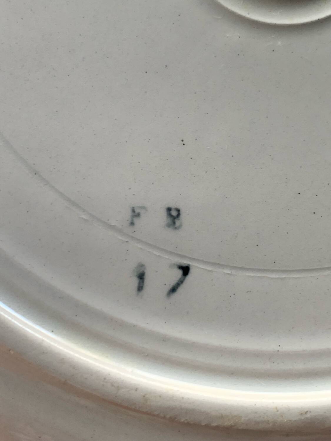 Badonviller earthenware dinner plates