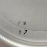 Badonviller earthenware dinner plates