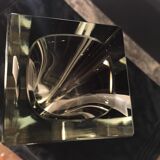 FLAVIO POLI for SEGUSO Vetri d'arte, Multi-layered glass vase, Murano, circa