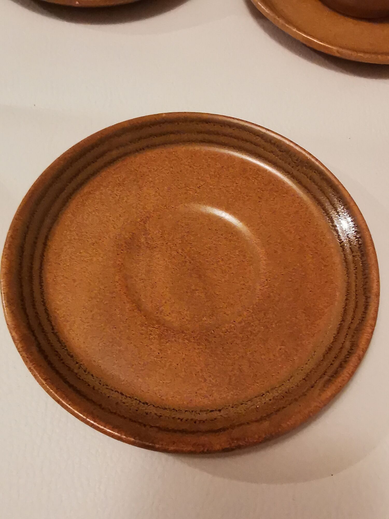 Coffee service or tea in Sarguemine sandstone from the 'Art Workshop of Lorraine'