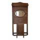 Wall-mounted coat rack Art Deco